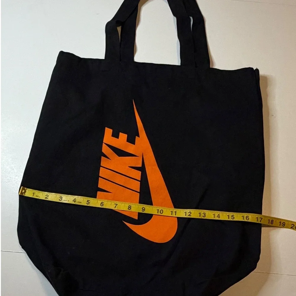 Nike Vlone Tote Bag Black Orange Canvas Streetwear Shopper Supreme Creations
